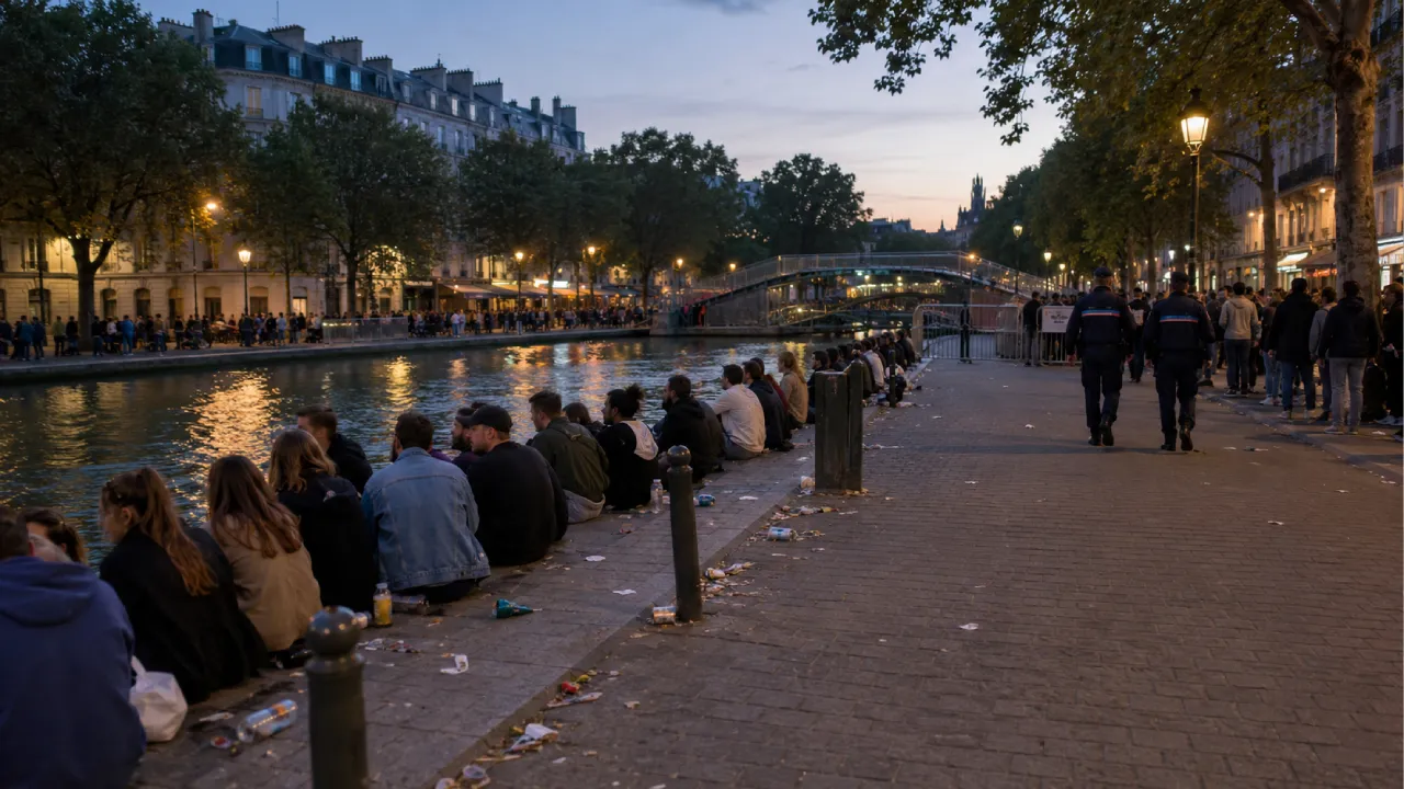 Illustration de l'article : Canal Saint-Martin : les débordements qui accompagnent la canicule